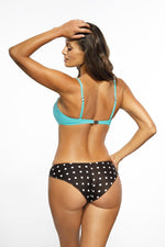 Marko Elegant Push-Up Bardot Bikini Set with Brazilian Panties