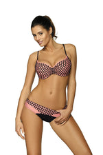 Marko Mesh-Accent Push-Up Two-Piece Bikini Set