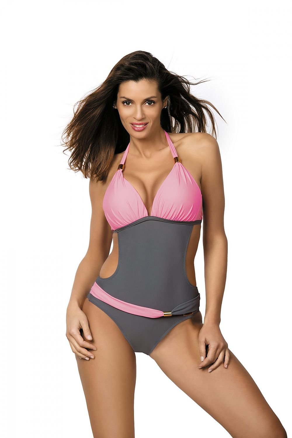 Marko Monokini Push-Up One-Piece Swimsuit with Tummy-Masking Strap