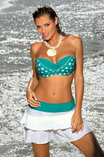 Marko Polka Dot Bardot Push-Up Two-Piece Bikini Set