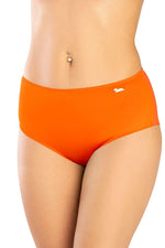Marko Smooth Brazilian Bikini Bottoms with Central Seam orange