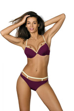 Marko Smooth Push-Up Two-Piece Bikini Set with Strappy Accents