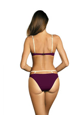 Marko Smooth Push-Up Two-Piece Bikini Set with Strappy Accents