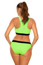 Marko Two-Piece Elastic Top Bikini Set with Smooth Panties