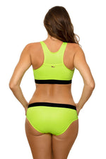 Marko Two-Piece Elastic Top Bikini Set with Smooth Panties