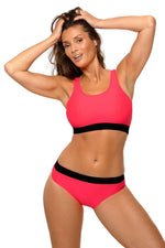 Marko Two-Piece Elastic Top Bikini Set with Smooth Panties