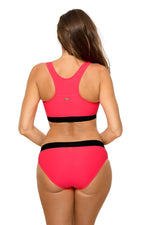 Marko Two-Piece Elastic Top Bikini Set with Smooth Panties