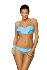 Marko Two-Piece Ruffled Push-Up Brazilian Bikini Set
