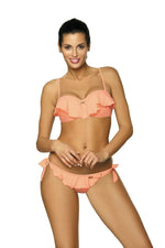 Marko Two-Piece Ruffled Push-Up Brazilian Bikini Set