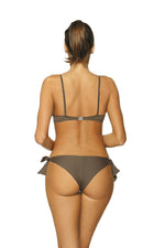 Marko Two-Piece Ruffled Push-Up Brazilian Bikini Set