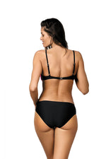 Marko Two-Tone Push-Up Two-Piece Bikini Set with Side-Cut Briefs