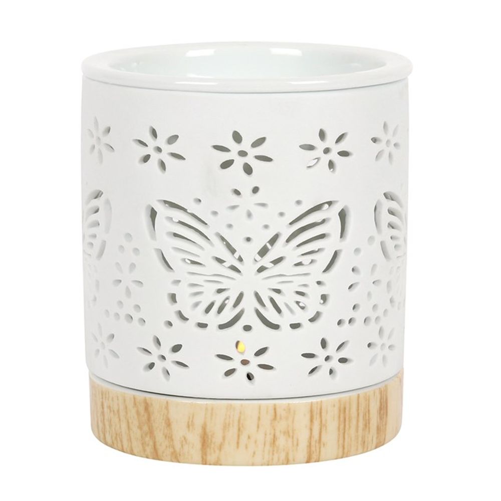 Matte Ceramic Butterfly Oil Wax Melt Burner