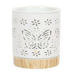 Matte Ceramic Butterfly Oil Wax Melt Burner