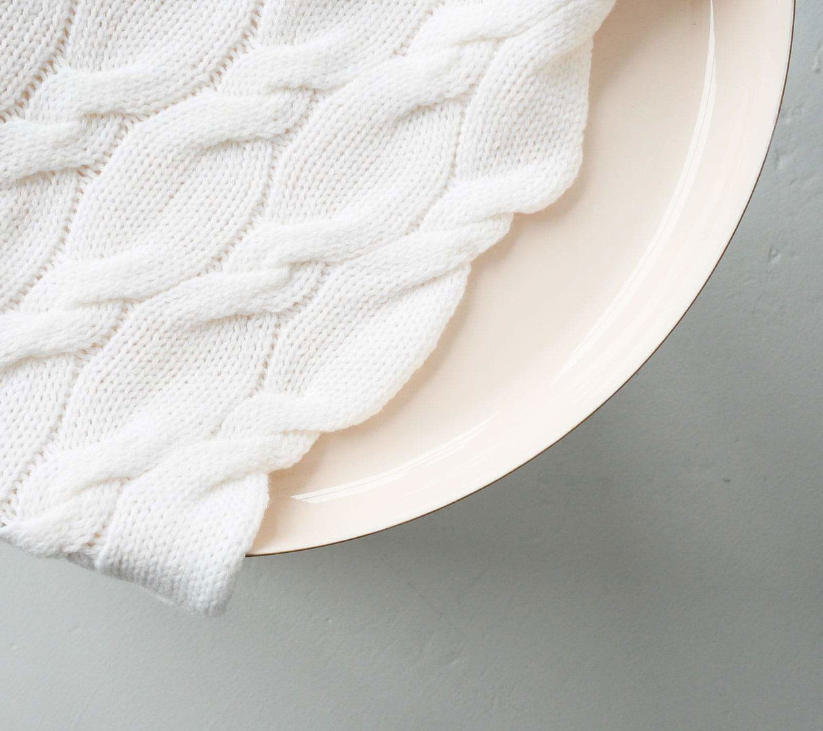 Merino Wool Baby Blanket - Coconut