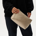 'Mia' Large Makeup Bag in Gold