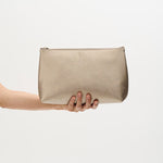 'Mia' Large Makeup Bag in Gold