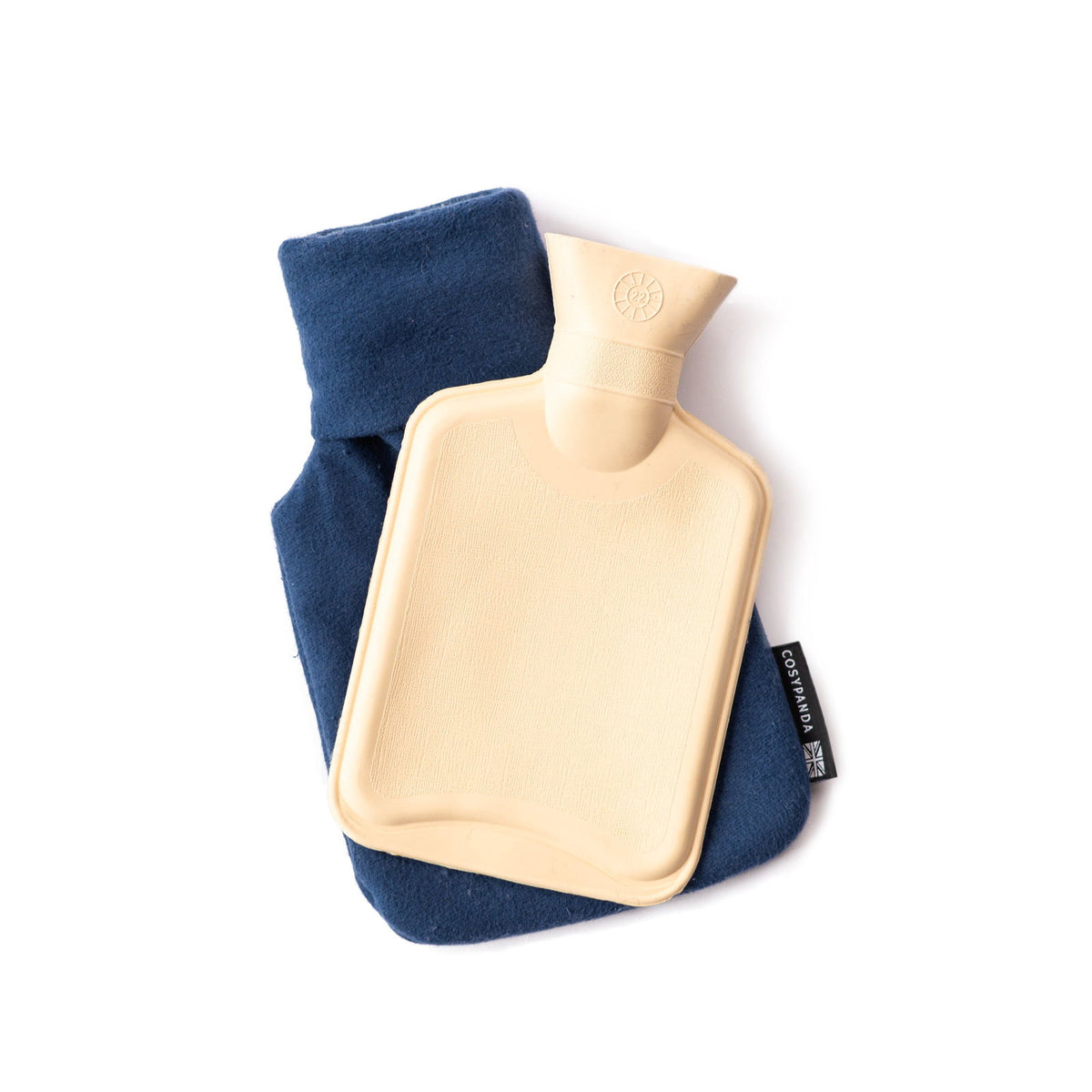 Midnight Blue Cotton 1 Litre Hot Water Bottle
