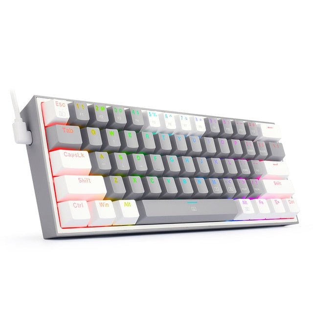 Mini Mechanical Gaming Wired Keyboard K617RGB-GW Red Switch
