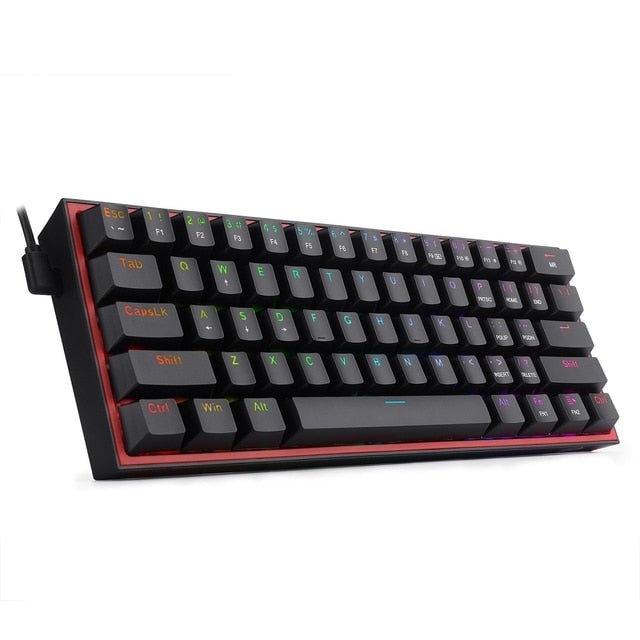 Mini Mechanical Gaming Wired Keyboard K617RGB Red Switch