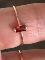 Minimalist Rings Red