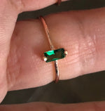 Minimalist Rings Green