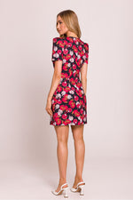 Moe Floral Mini Daydress with Puffed Sleeves