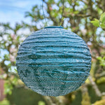 Moroccan Solar Lantern - Blue Globe