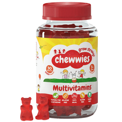 Chewwies Multivitamin Vegan 30 Vegan Sugar Free Gummies