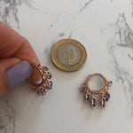 Mystic Topaz Droplet Hoops S