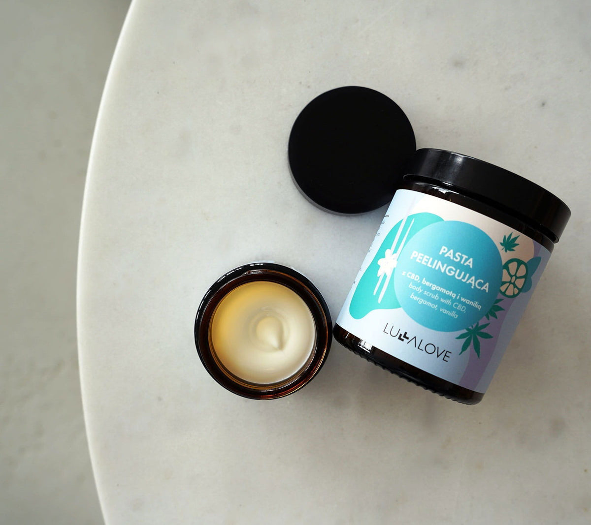 Natural Body Scrub Paste - Bergamot and Vanilla