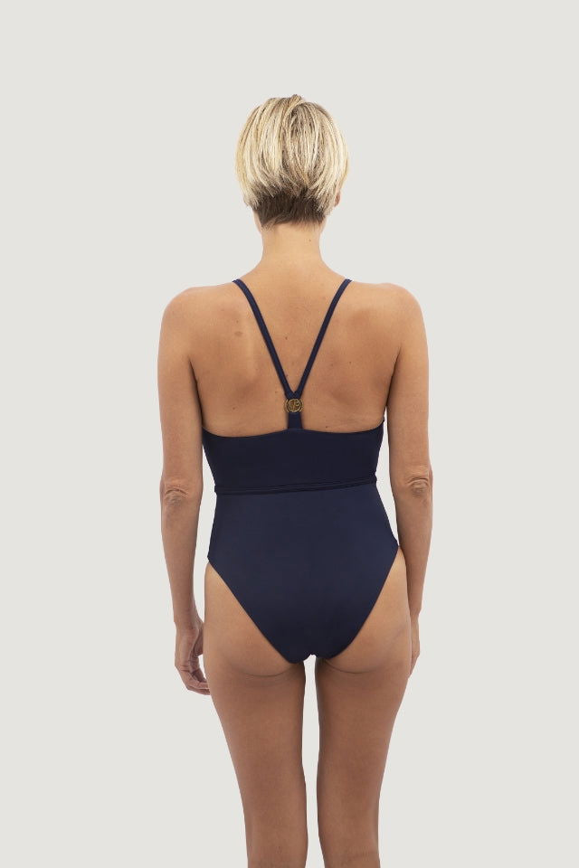 Navy One Piece Swimsuit