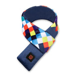New USB Heated Winter Scarf Blue & Multi
