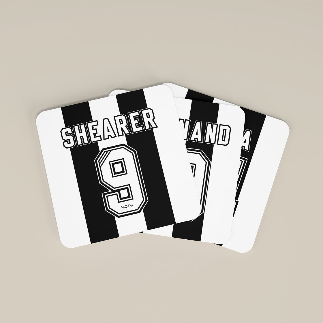 Newcastle United Legends Football Coasters - Set of 4
