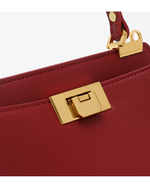 Noelle French Retro Style Kelly Black Handbag