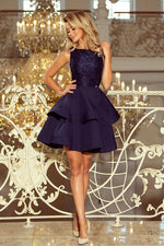 Numoco Laura Lace Daydress with Heavily Flared Skirt
