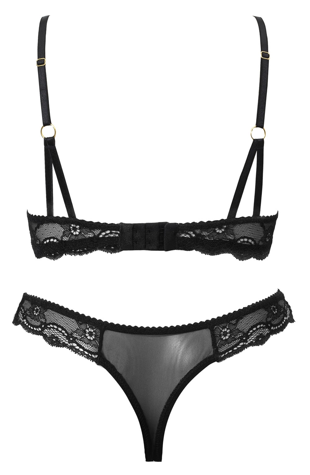 Confidante Opium Thong Black