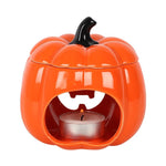 Orange Jack-O-Lantern Oil Wax Melt Burner | Halloween Decor