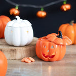Orange Jack-O-Lantern Oil Wax Melt Burner | Halloween Decor