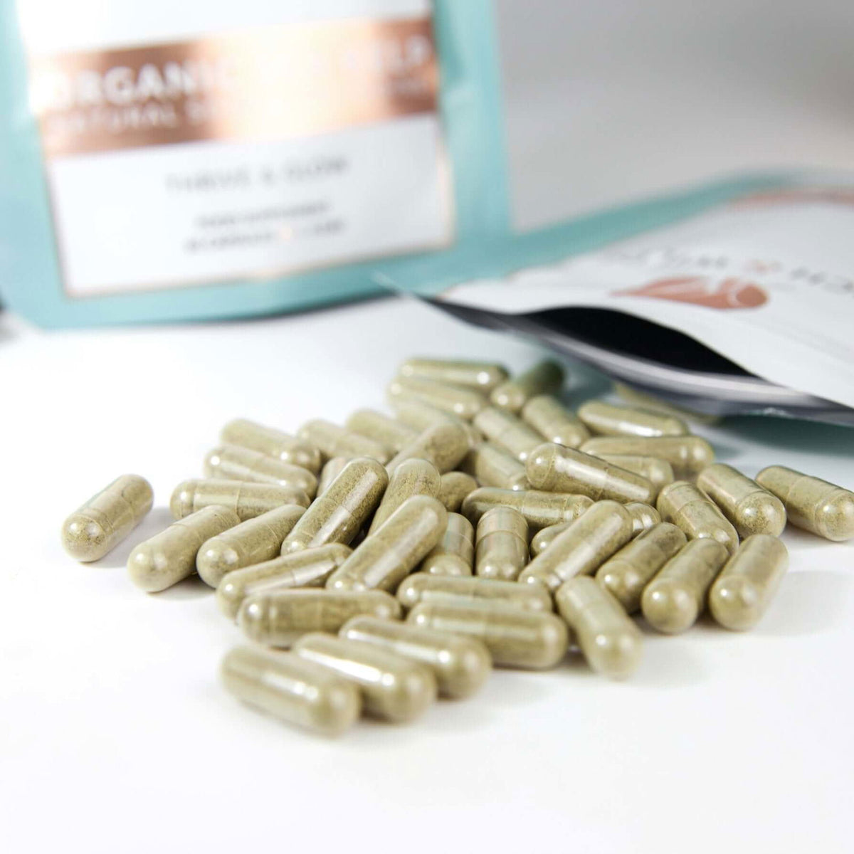 Organic Sea Kelp Supplement Capsules x 60 | Natural Iodine | 2 Month Refill Pouch