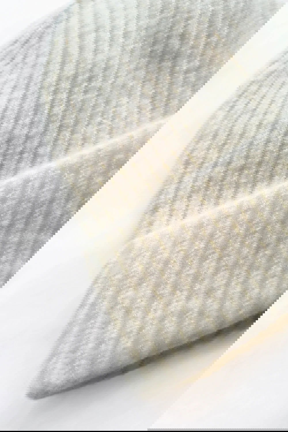 Origin Ribbed Beanie - Ivory