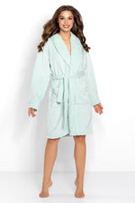 Momenti Per Me Pale Green Bathrobe Dressing Gown