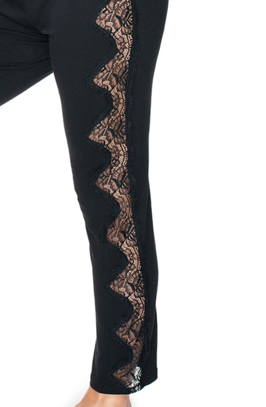 Irall Pandora Lace Black Pyjamas