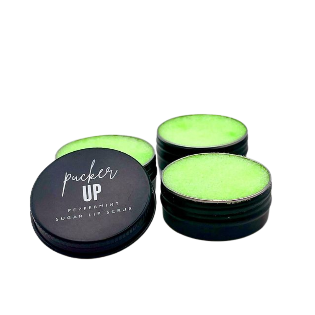 Peppermint Lip Scrub Tin 9g