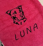 Pet Fleece Blanket - Staffordshire Bull Terrier - Personalised