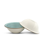 Porcelain Soup-Cereal Bowl Pebble Sea Green 18cm