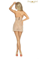 Provocative Chic Attitude Chemise Beige