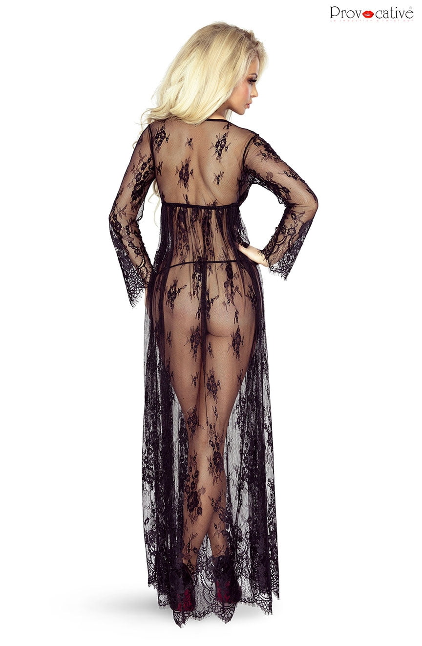 Provocative So Elegant Robe Black