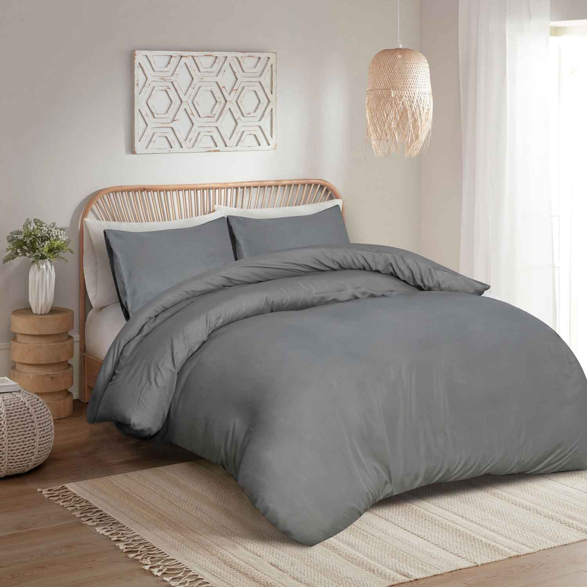 Premium Quality Duvet Cover Set Grey