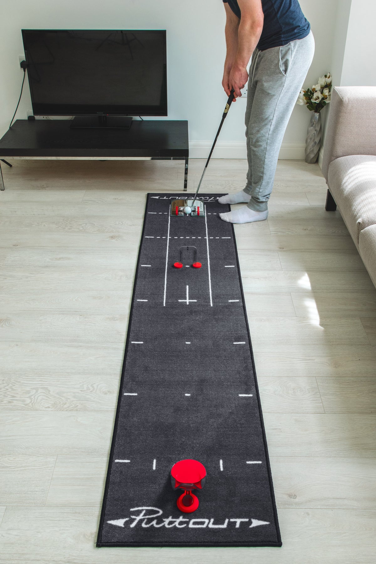 PuttOUT Complete Studio Set Golf Mat
