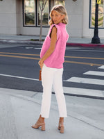 Raw Edge Ripped Denim Casual Jacket